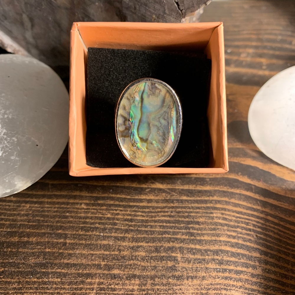 Alchemy63 Handmade Mother of Pearl Ring